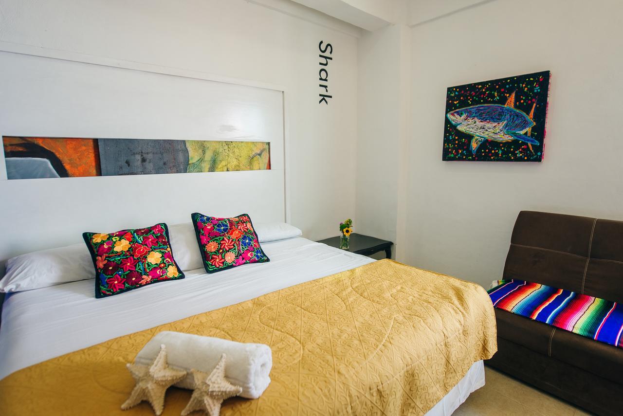 The Mermaid Hostel Beach (Adults Only) Cancún Exterior foto