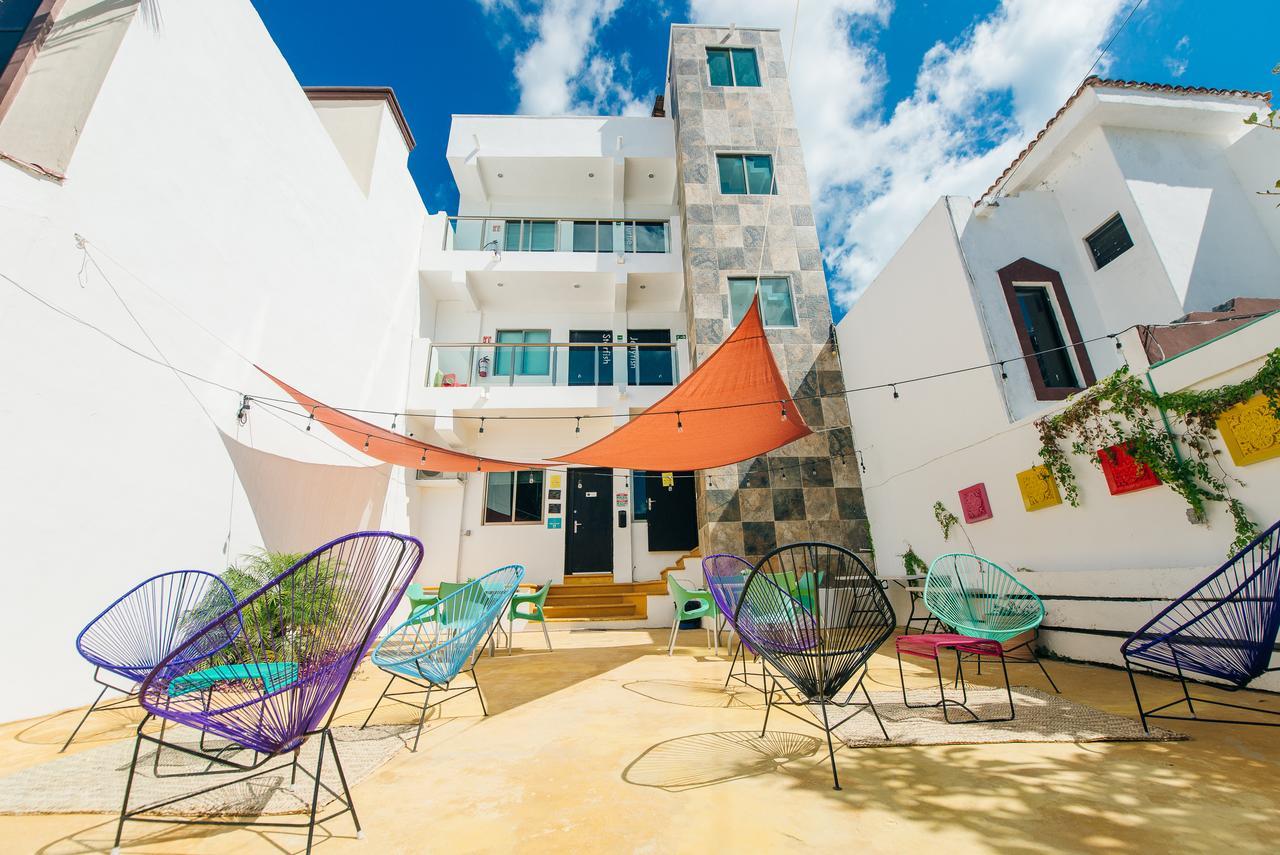 The Mermaid Hostel Beach (Adults Only) Cancún Exterior foto