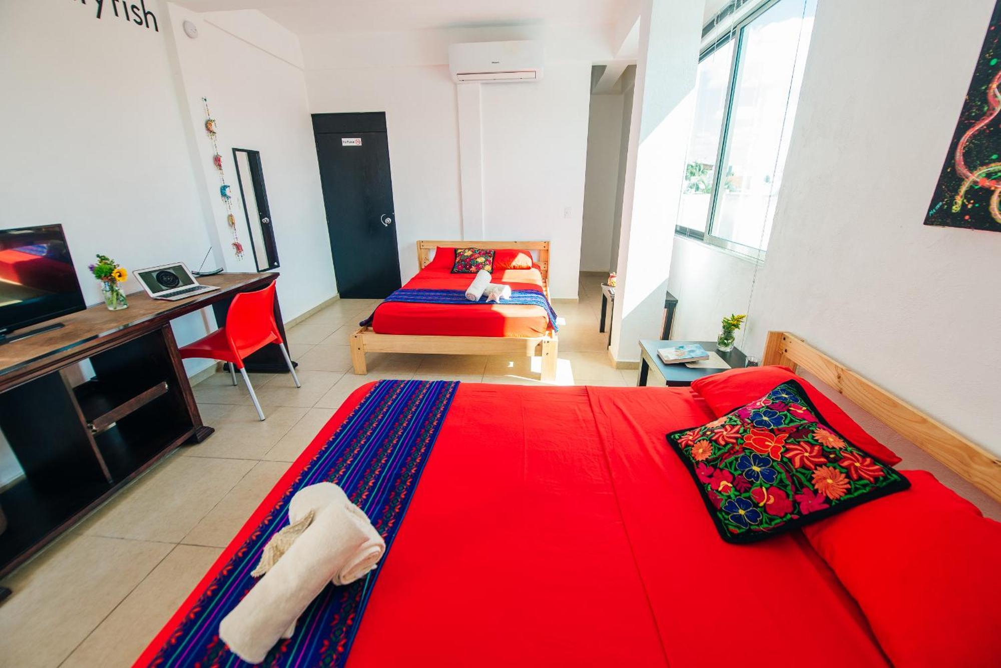 The Mermaid Hostel Beach (Adults Only) Cancún Exterior foto